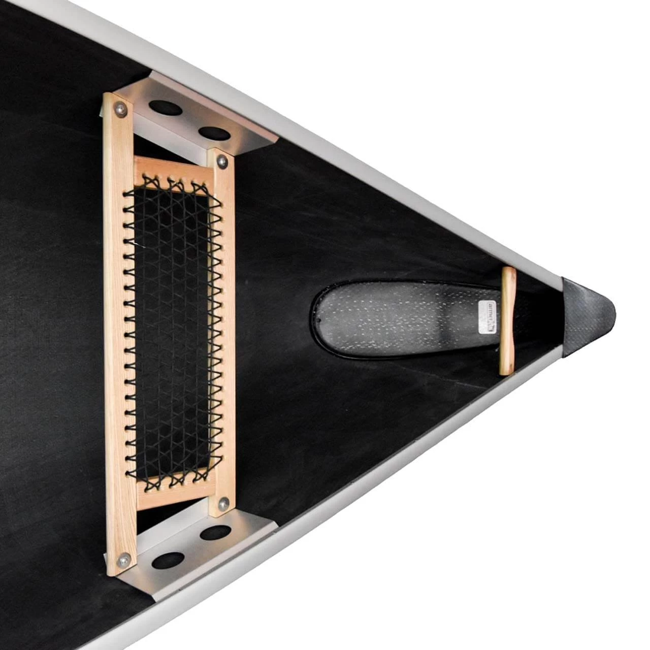 Armerlite Brooks 13 Kanadier Armerlite Brooks 13 Kanadier -Werner Paddles Geschaft Armerlite Canoe Brooks 13 Kanadier alusuellrand 2 schnursitze schwarz detail