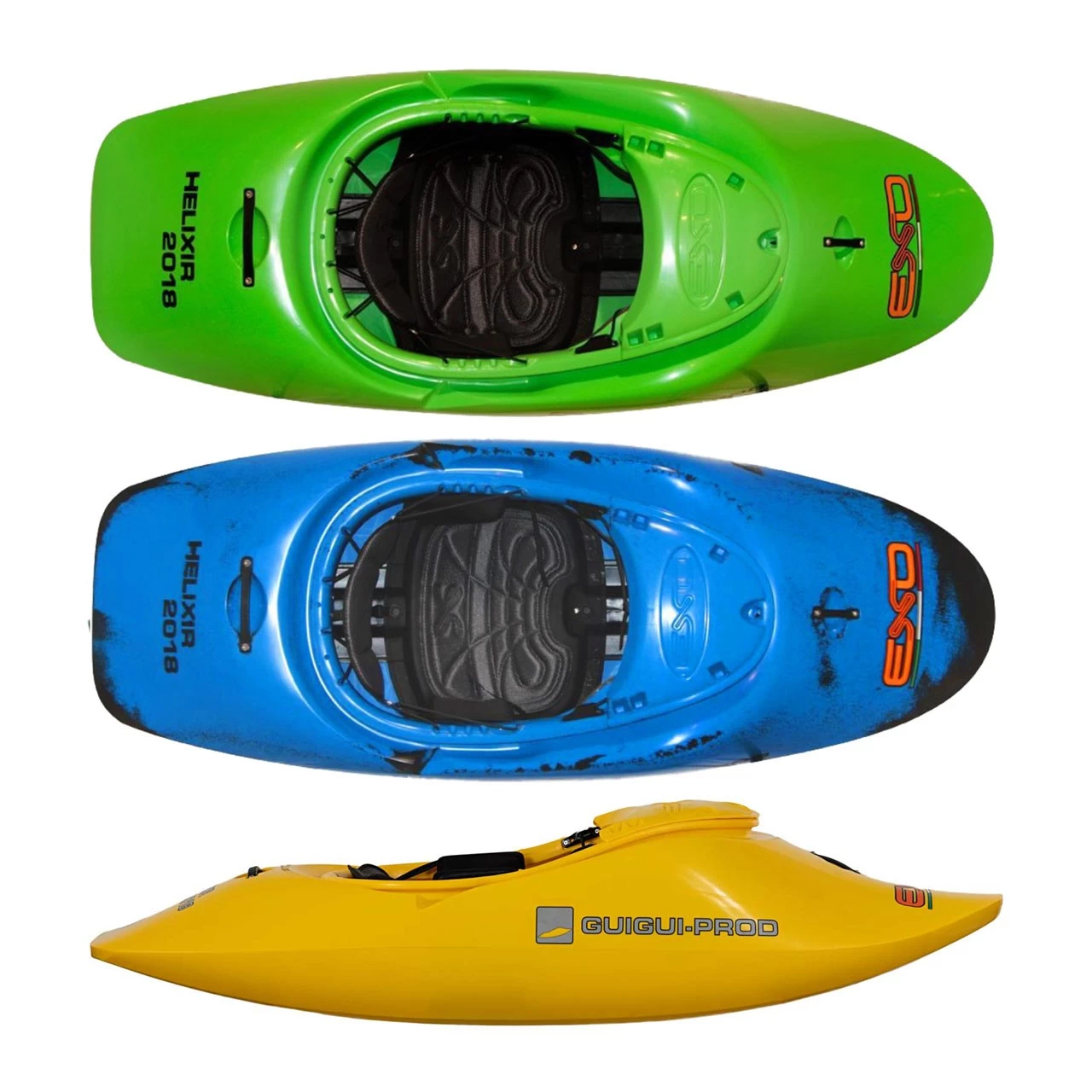 GuiGui Helixir Playboat GuiGui Helixir Playboat -Werner Paddles Geschaft Guigui Helixir