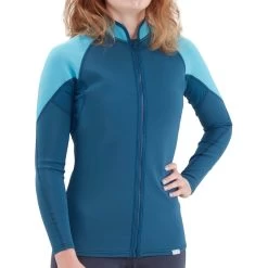 NRS HydroSkin Damen Neoprenjacke -Werner Paddles Geschaft NRS Hydroskin 05 Women Neopren Jacke Damen 15010 05 Poseidon Model Front 052120 25058 1280x1280 1280x1280