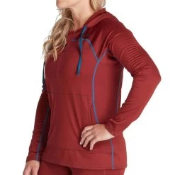 NRS Lightweight Damenhoody -Werner Paddles Geschaft NRS Lightweight Hoody Damen 10121 05 Vino Model FrontCrop 23760 1280x1280 1280x1280
