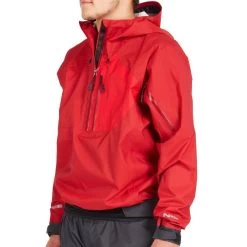 NRS Paddeljacke Tor -Werner Paddles Geschaft NRS Tor Splash Jacket Paddeljacke 20045 01 Red Model FrontCrop 102121 21474 1280x1280 1280x1280
