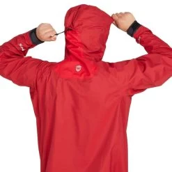 NRS Paddeljacke Tor -Werner Paddles Geschaft NRS Tor Splash Jacket Paddeljacke 20045 01 Red Model Hood 102121 21475 1280x1280 1280x1280